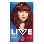 Schwarzkopf Live Red Passion 043 Hair Color – intense vibrant red permanent hair dye for bold and long-lasting color.