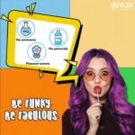 Streax Hold & Play Funky Hair Color – Crazy Violet 100gm - Image 3