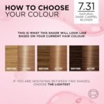 L'Oréal Excellence Hair Color – 7.31 Natural Dark Caramel Blonde - Image 2