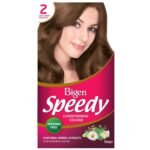 Bigen Speedy Conditioning Colour 2 Light Warm – quick hair color with conditioning formula for natural-looking, soft, and shiny warm-toned hair.