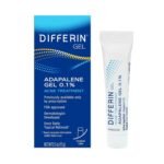Differin Adapalene 0.1% Acne Treatment Gel 15g – dermatologist-recommended retinoid gel that treats acne, unclogs pores, and prevents breakouts.