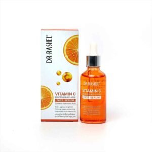 Dr. Rashel Vitamin C Brightening & Anti-Aging Face Serum with Hyaluronic Acid 50ml – brightening serum that reduces dark spots, hydrates skin, and fights wrinkles.