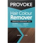 PROVOKE Hair Colour Remover Max Strength – ammonia-free, bleach-free formula for removing permanent and multicoloured hair dye safely.