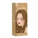 Kota Cosmetics Hair Color Cream Tortilla – warm brown permanent hair color with smooth, shiny finish.