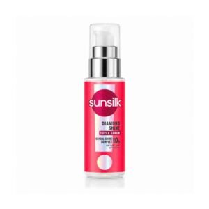 Sunsilk Diamond Shine Super Serum 45ml – lightweight hair serum for instant shine, smoothness, and frizz control.