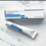 Adapalene Gel 0.1% 15g – acne treatment gel for pimples, blackheads, and clogged pores, helps clear and smooth skin.