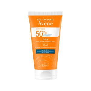 Avène Sun Fluid SPF50+ 50ml – lightweight fluid sunscreen with very high protection for sensitive skin.