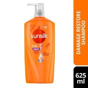 Sunsilk Damage Restore Shampoo 625ml – repairing shampoo for damaged, dry, and weak hair.