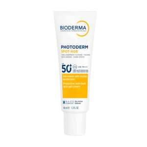 Bioderma Photoderm SPOT-AGE SPF50+ 40ml – anti-dark spot sunscreen with anti-aging and brightening benefits.