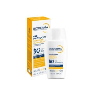 Bioderma Photoderm XDefense Ultra Fluid SPF50+ Invisible – lightweight sunscreen with no white cast and high protection.