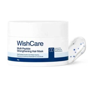 WishCare Multi-Peptide Strengthening Hair Mask 110g – protein-rich hair mask for stronger, smoother, and healthier hair.