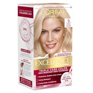 L'Oreal Paris Excellence Permanent Hair Color 9 Light Natural Blonde – Permanent Hair Dye in Bangladesh