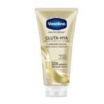 Vaseline Healthy Bright Gluta-Hya Serum Burst UV Flawless Glow Lotion 300ml – body lotion for glowing and moisturized skin in Bangladesh